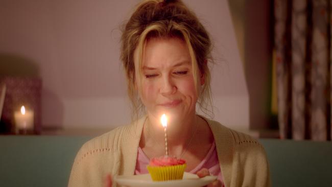 Renee Zellweger as Bridget Jones celebrates her 43rd birthday.