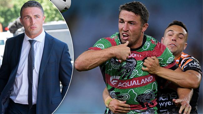 Sam Burgess has attracted interest from two NRL clubs about a rugby league return.