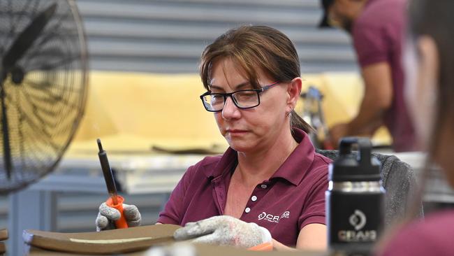 Staff at Craig International Ballistics. Wednesday May 15, 2024. Picture, John Gass