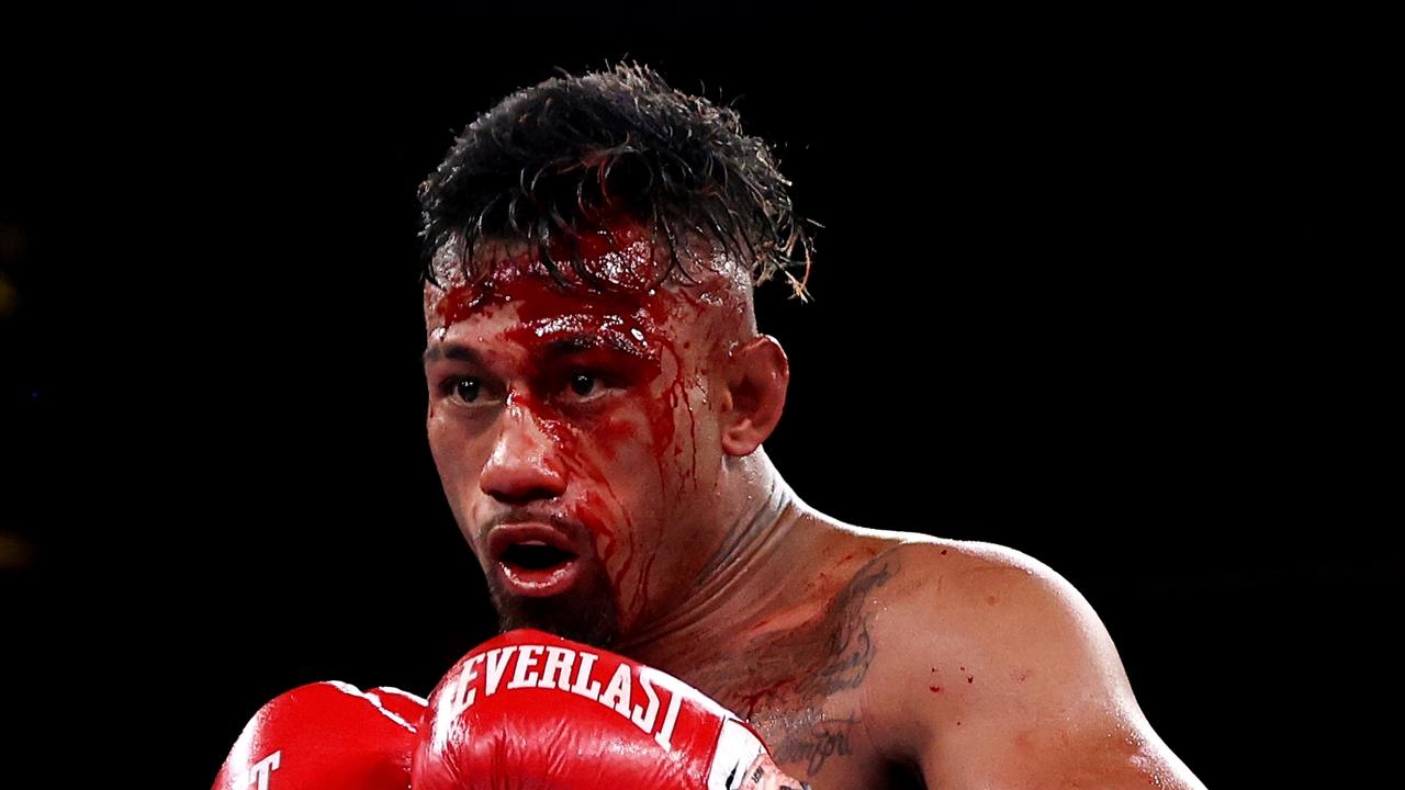 SYDNEY, AUSTRALIA – JULY 20: Hunter Ioane's head is cut compete during the bout between Darragh Foley and Hunter Ioane at Hordern Pavilion on July 20, 2022 in Sydney, Australia. (Photo by Brendon Thorne/Getty Images)