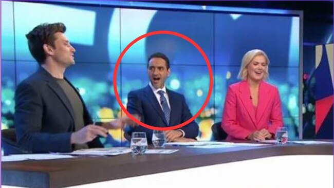 He cracked the joke on Monday night
