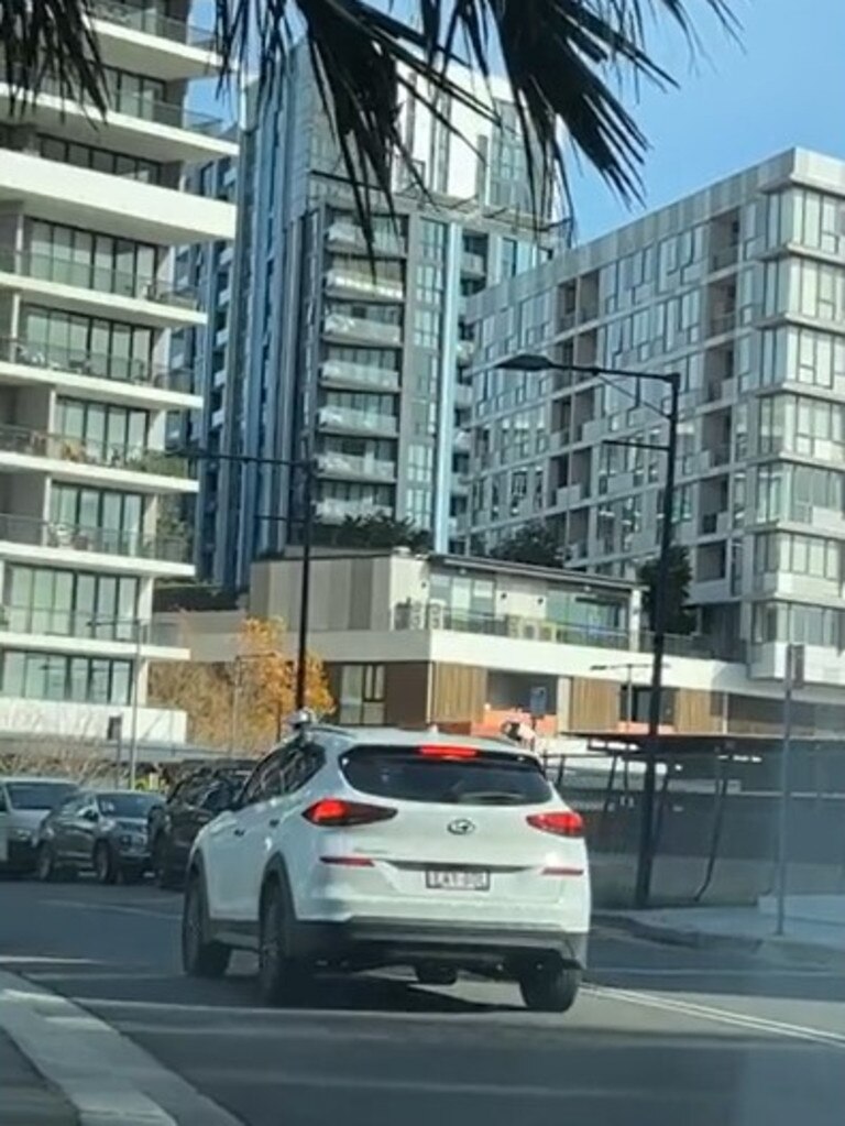 The car spotted in Wolli Creek, Sydney. Picture: Reddit / Gal_gadonutt