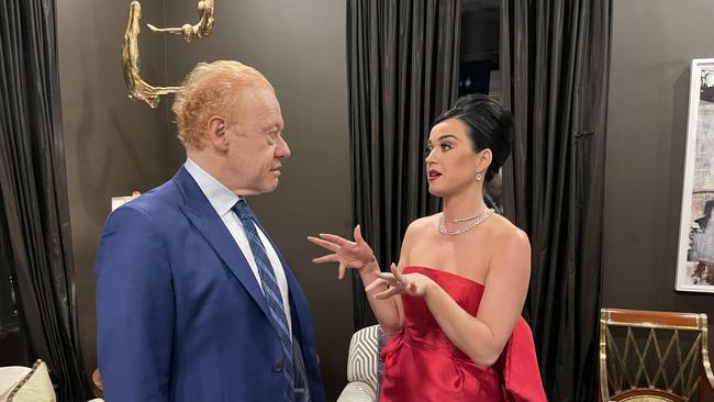 Anthony Pratt and singer Katy Perry at Pratt's New York apartment.