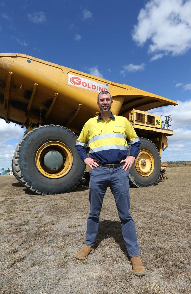 Nick Jorss after purchasing a Bowen Basin mine for $1. Picture: Annette Dew