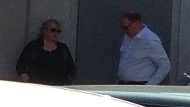 Christopher Blackwood and Anessa Blackwood outside Frankston Magistrates’ Court.