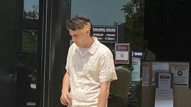 Jake Paul Stevens leaves Southport court.