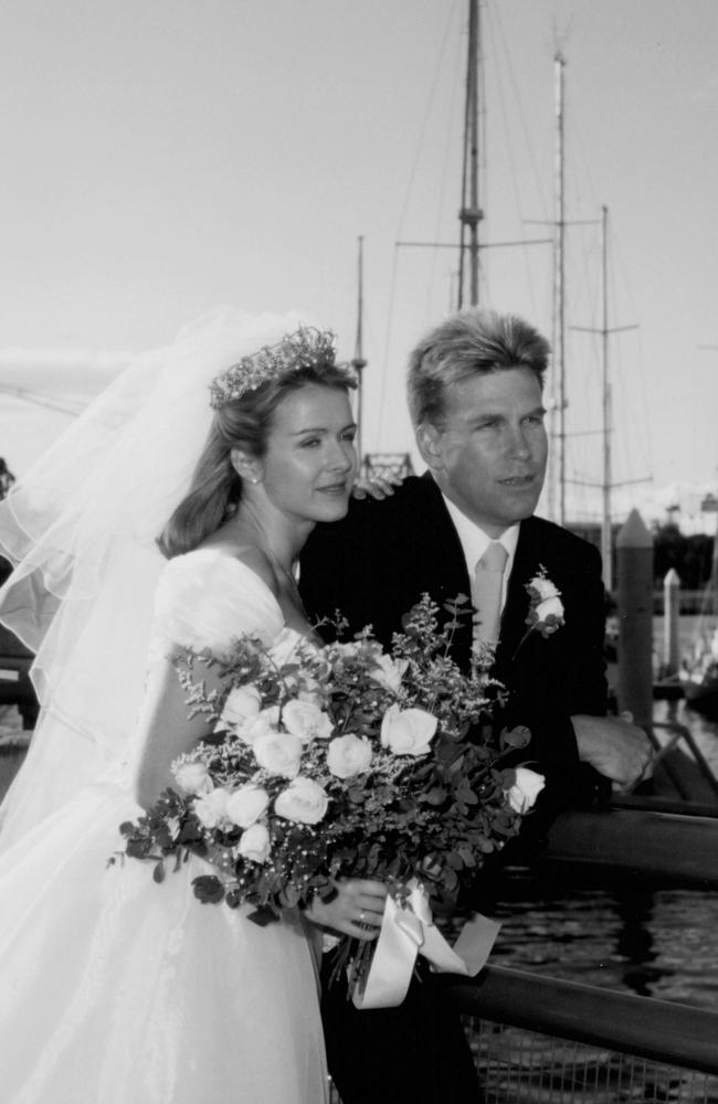 Lorna Jane and Bill Clarkson on their wedding day.