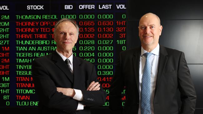 Phil Galvin and Bob Caisley have nominated for seats on the ASX board. Picture: John Feder