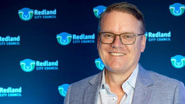 Departing Redland CEO Andrew Chesterman. Picture: Redland City Council