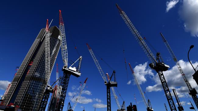 A sharp contraction in private sector construction activity needs to be offset by a big boost in public infrastructure spending. Picture: AAP Image