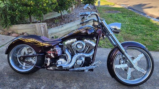 Police found a six-figure Harley Davidson in St Clair, two years after it was reportedly stolen from the South Coast. Picture: NSW Police