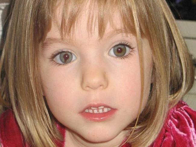 Madeleine McCann, who went missing in May 2007. Picture: AP