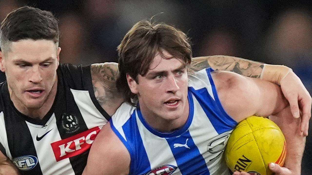 North Melbourne young gun George Wardlaw will return after missing the last two weeks due to a concussion suffered at training. Picture: Daniel Pockett / Getty Images