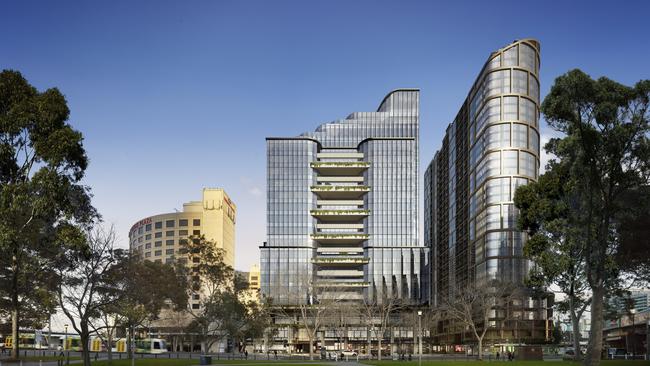 Artist's impression of a Mirvac build-to-rent project planned in Melbourne. Picture: supplied.