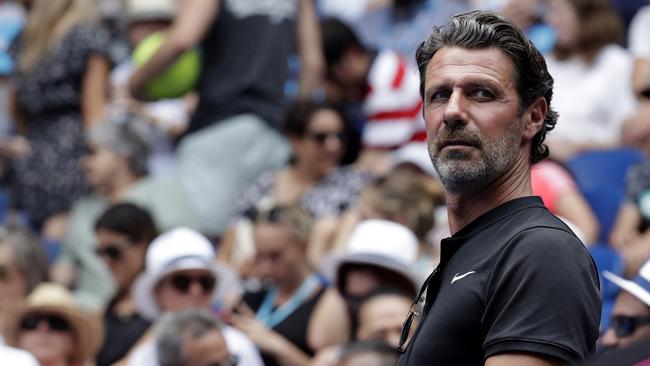 Serena Williams' coach Patrick Mouratoglou admitted to coaching during last year’s US Open final. Picture: AP