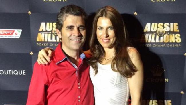 Alleged Ponzi scheme mastwermind Tony Iervasi and partner Nina Girsa in Melbourne.