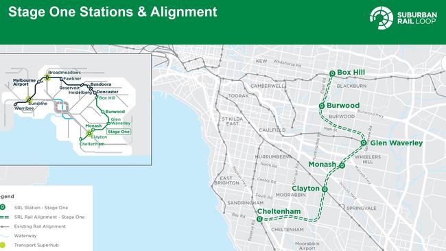 Daniel Andrews announced a $2.2bn cash injection to the Suburban Rail Loop ahead of next week’s State Budget.