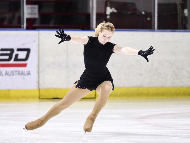 Sydney ice skater Haylee Lucock. Picture: supplied