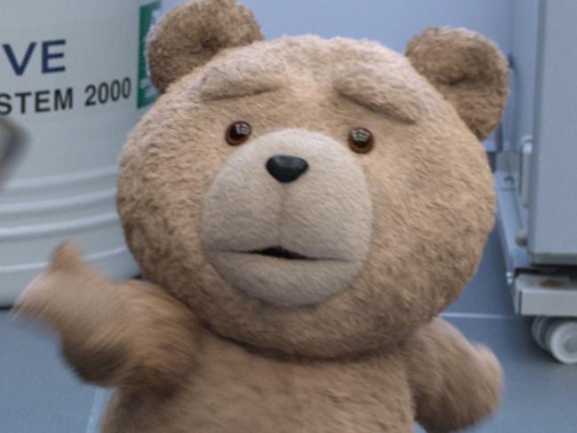 Seth Macfarlane's Ted in a scene from Ted 2.