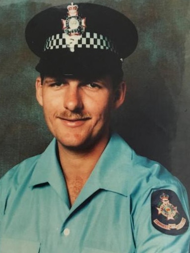 Mark Goodwin was killed while on duty in 1991. Picture: Queensland Police Service