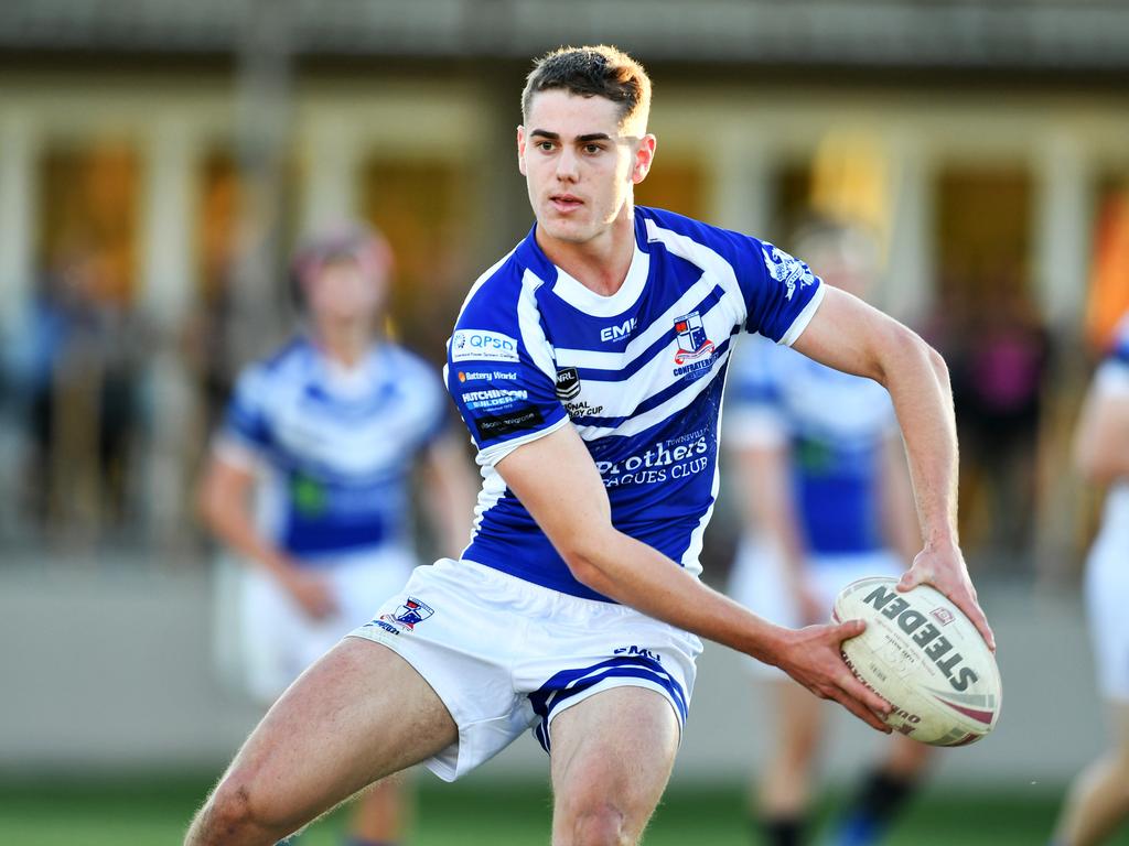 Tom Duffy. Aaron Payne Cup; Kirwan State High School Vs Ignatius Park College at Jack Manski Oval. Picture: Alix Sweeney