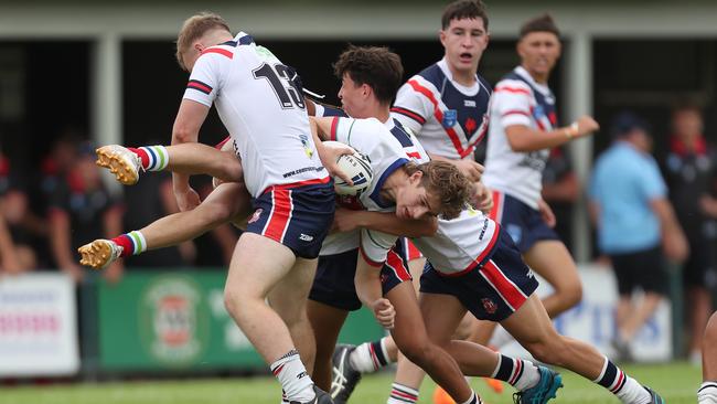 The Central Coast Roosters vs Monaro Colts in round one of the Andrew Johns Cup. Picture: Sue Graham