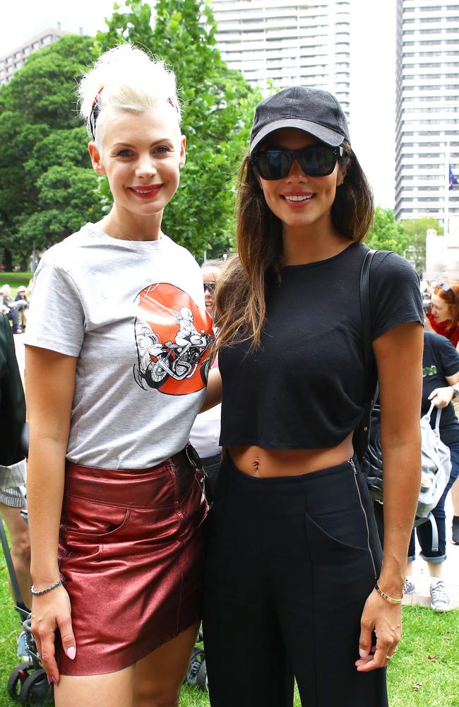 TV host Kate Peck and actress Pia Miller. Picture: Matrix