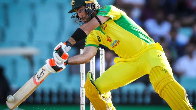 Not much is conventional about Glenn Maxwell but it’s working. Picture: David Gray / AFP