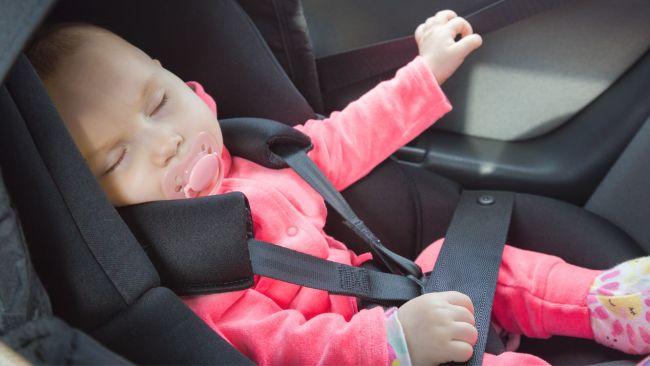 This mum says she doesn't see the big deal about leaving her sleeping baby in the car for a few minutes. Source: iStock