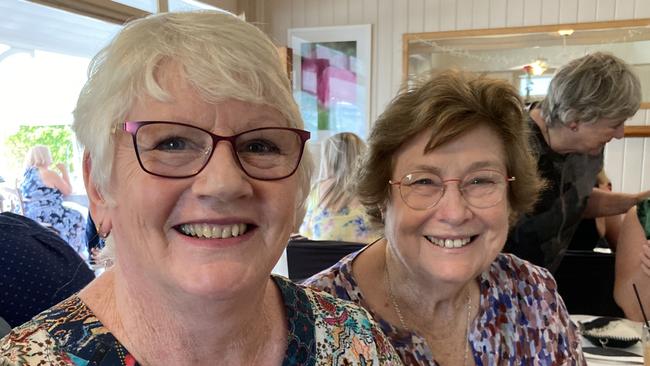 Gympie high tea for International Women's Day – Esther Schultz and Berry Doak.