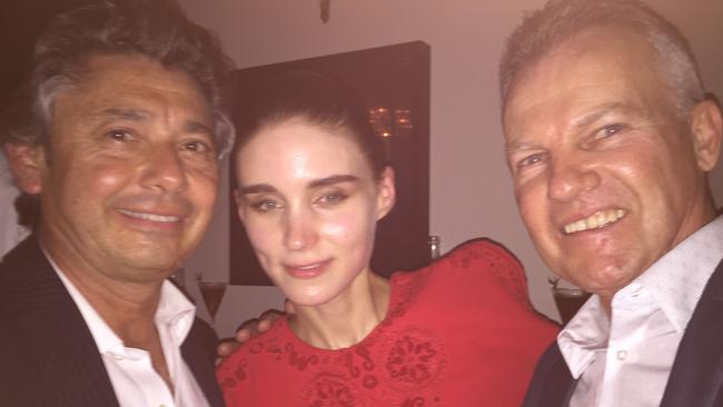 Andrew Fraser and Shahen Mekertichian, who got the film Lion, from book to screen, with star Rooney Mara