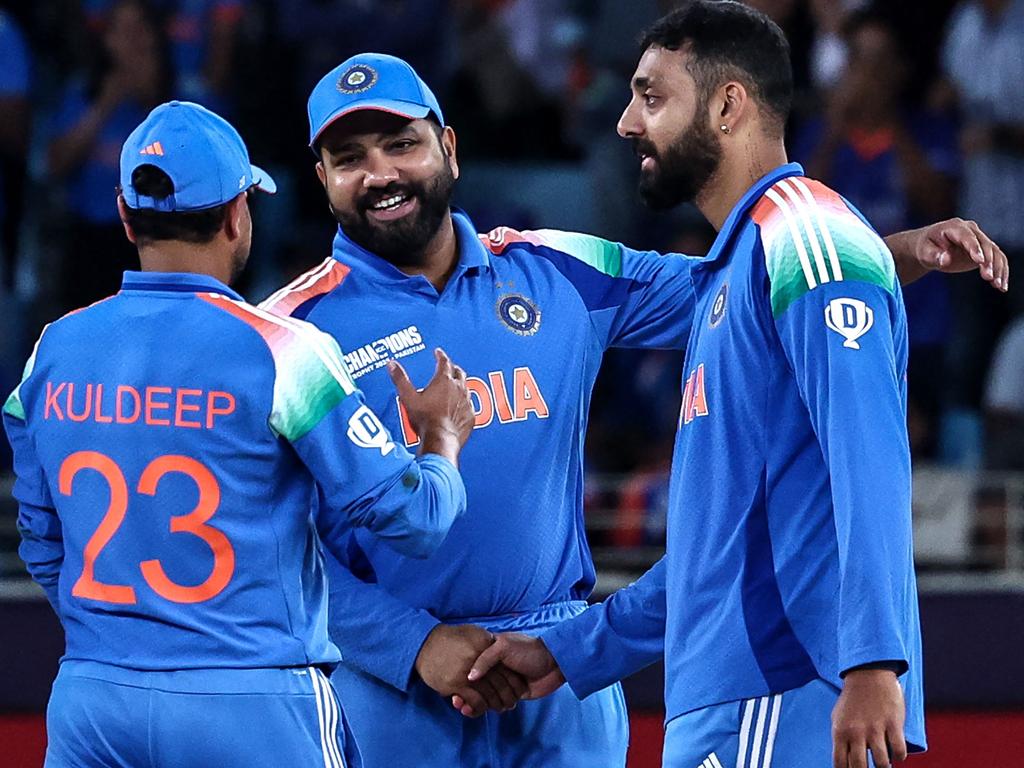 Varun Chakravarthy starred in India’s win over New Zealand. Picture: AFP