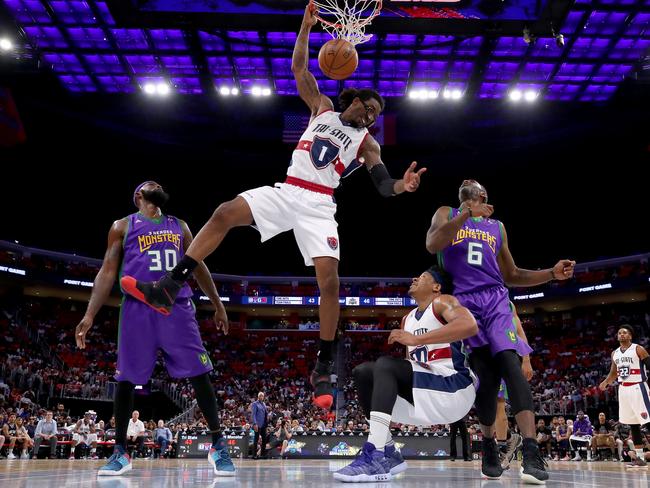 3x3 basketball rose to prominence with the creation of American hip-hop artist Ice Cube’s BIG3 competition in 2017. Picture: Gregory Shamus