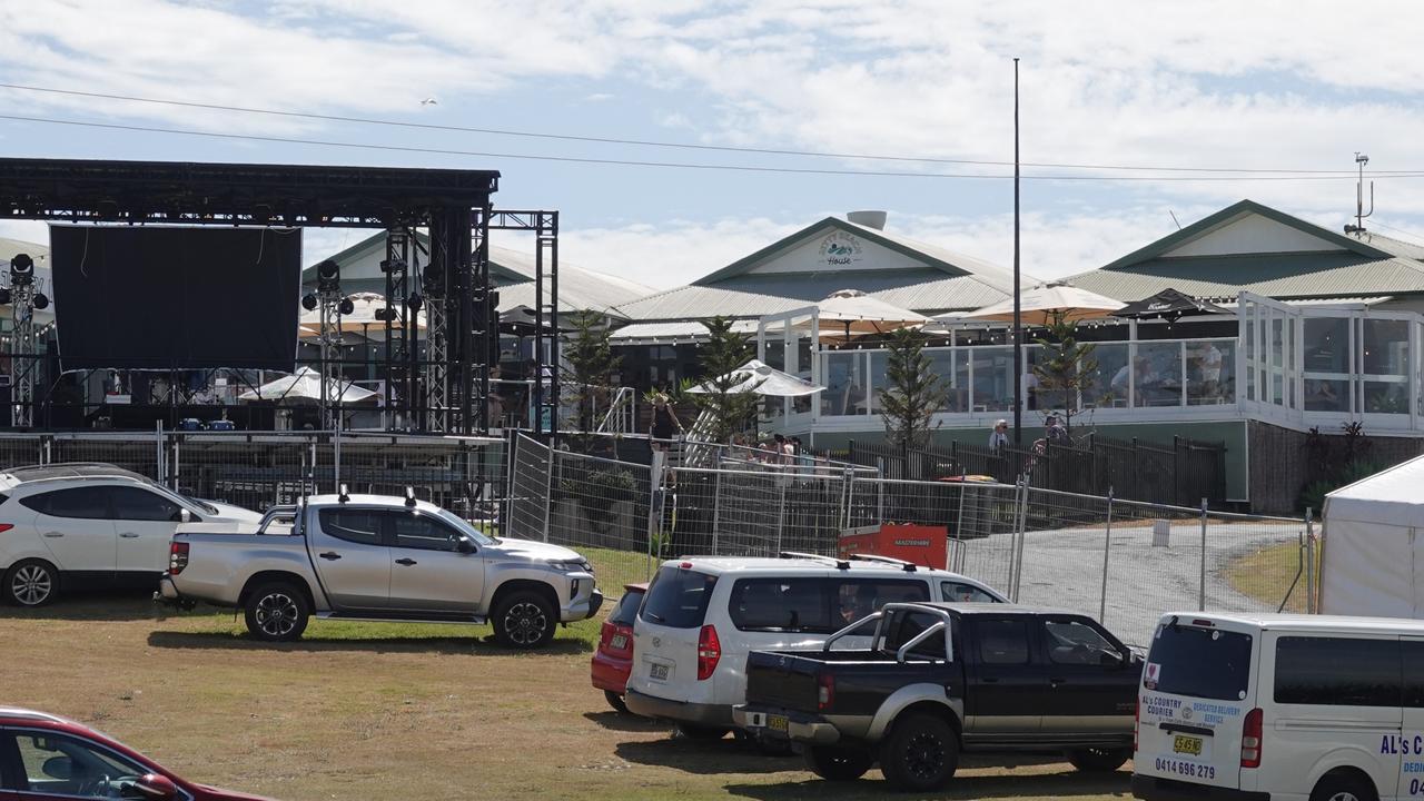 Sunday afternoon vibes at The Coffs Coast Food &amp; Wine Festival at Jetty Beach House. Picture: Chris Knight