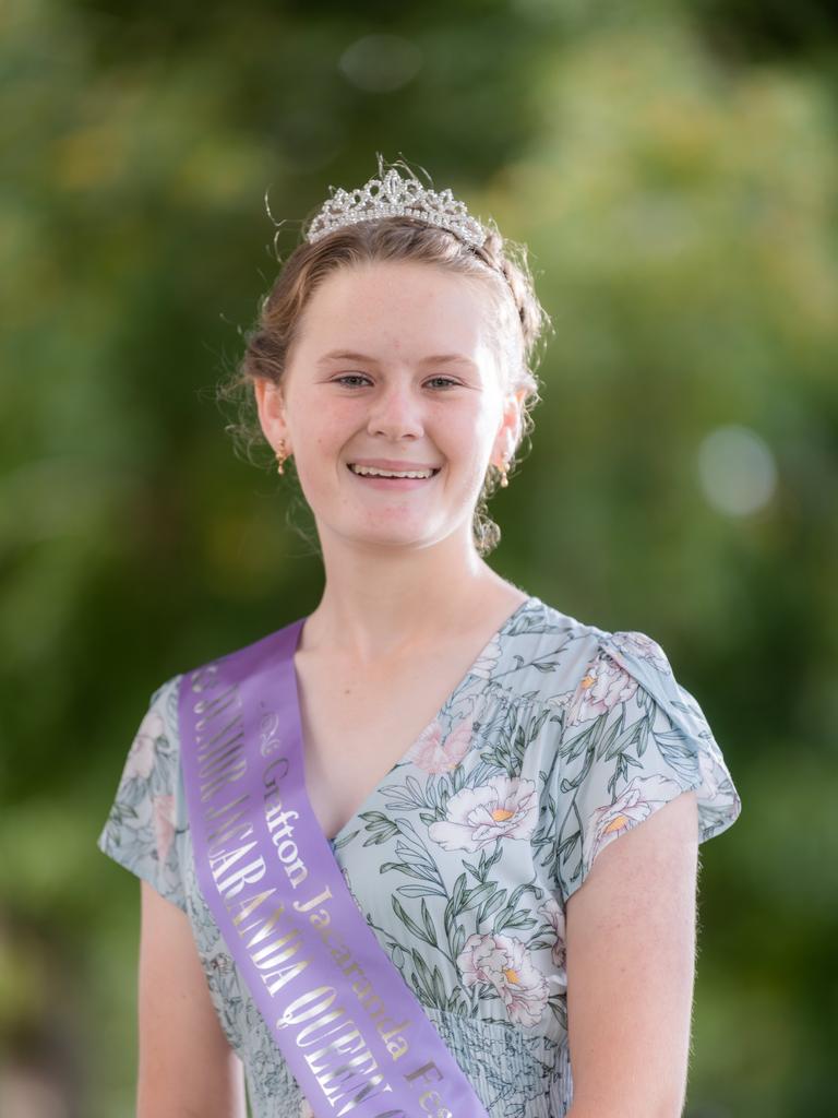 2021 Junior Jacaranda candidate Laura HoadeLaura is proudly sponsored by Red Hot Hair"The Jacaranda Festival is one of my favourite times of the year! I love participating in the community events, such as Jacaranda Thursday and the Venetian Carnival.I am looking forward to the opportunity to meet new people and beingan ambassador for the festival this year. I am also excited for The Caringa Ball!"