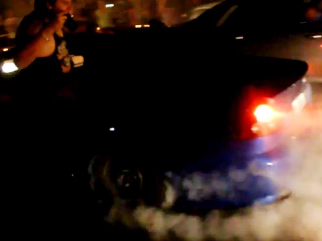 Teenager doing burnouts on Toowoomba CBD street cops fine