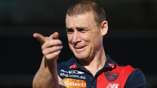 Melbourne head coach Simon Goodwin has done a power of work to position the Demons for a run at the finals. Picture: Getty Images