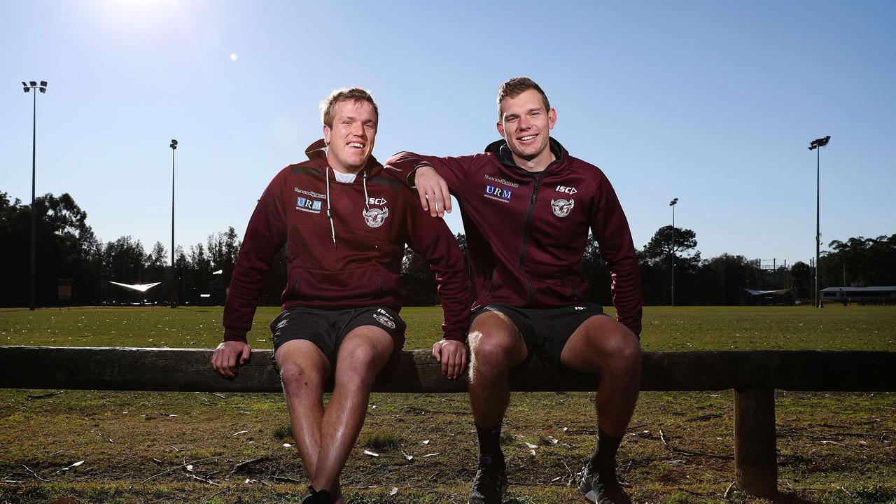 Manly players Jake and Tom Trbojevic