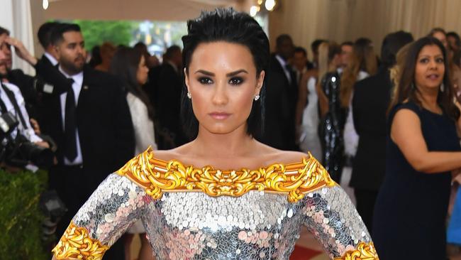 Demi Lovato looked fierce at yesterday’s Met Gala, but she didn’t have the best time. Picture: Larry Busacca/Getty Images/AFP