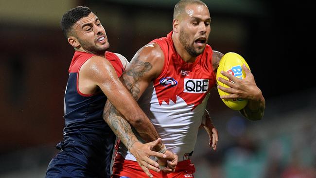 Lance Franklin has battled injuries this season.