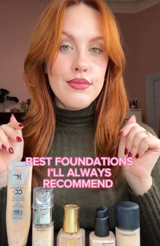 Claire always recommends the L'Oreal Paris True Match Foundation. Picture: Supplied