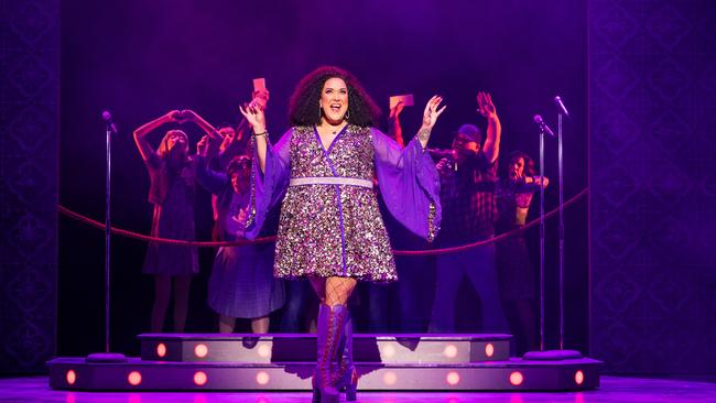 Casey Donovan stars in Sister Act which is on now at QPAC. Picture: Daniel Boud