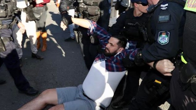 Three arrested as protest moves through CBD