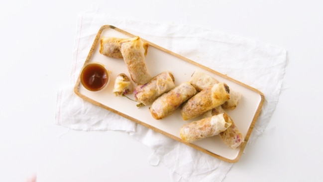 Air fryer double crunch KFC rice paper rolls