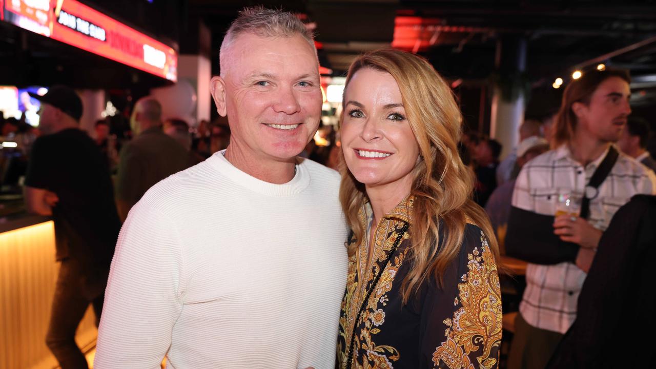 Tim Dawes and Belinda Dawes at The Sporting Globe Bar and Grill launch at Surfers Paradise for Gold Coast at Large. Picture, Portia Large.