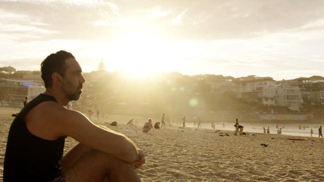 A still from the Adam Goodes documentary, The Australian Dream.