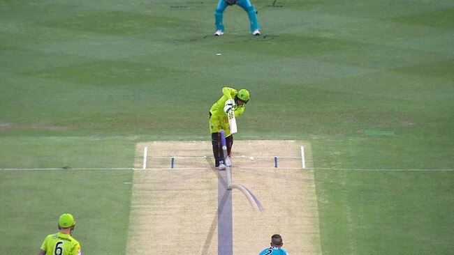 Usman Khawaja was thankful for a bad call against Brisbane in the BBL opener.