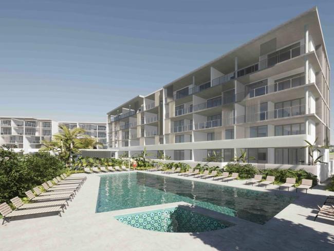 A major multi-residential development has been pitched called The Beach Mackay, accordingly just metres from the water on Illawong Beach. Photo: Contributed