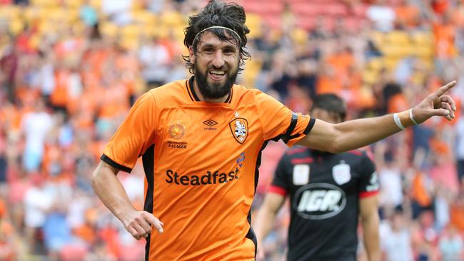 German Thomas Broich is among Brisbane Roar’s greatest ever. Picture: Jono Searle