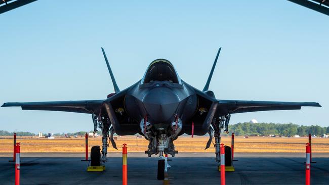 The Joint Strike Fighter (F35) has an operational ceiling of around 35,000 feet, but the China balloon was travelling between 60,000 and 65,000 feet. Picture: Che Chorley